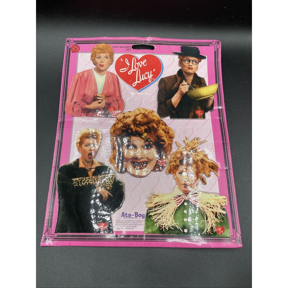 I Love Lucy Refrigerator Magnet Set 5 magnets new